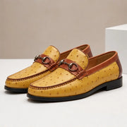 Marlow Leather Loafers - Yellow - leather loafers - Michael Verde - Image 3