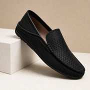 Martinique Leather Loafers - Black - Shoes - Michael Verde - Image 1
