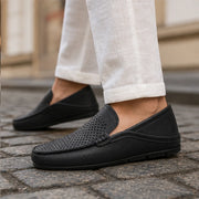 Martinique Leather Loafers - Black - italian leather - Michael Verde - Image 4