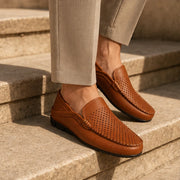 Martinique Leather Loafers - Brown - leather loafers - Michael Verde - Image 3
