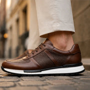 Merrick Leather Sneakers - Brown - men's sneakers - Michael Verde - Image 2