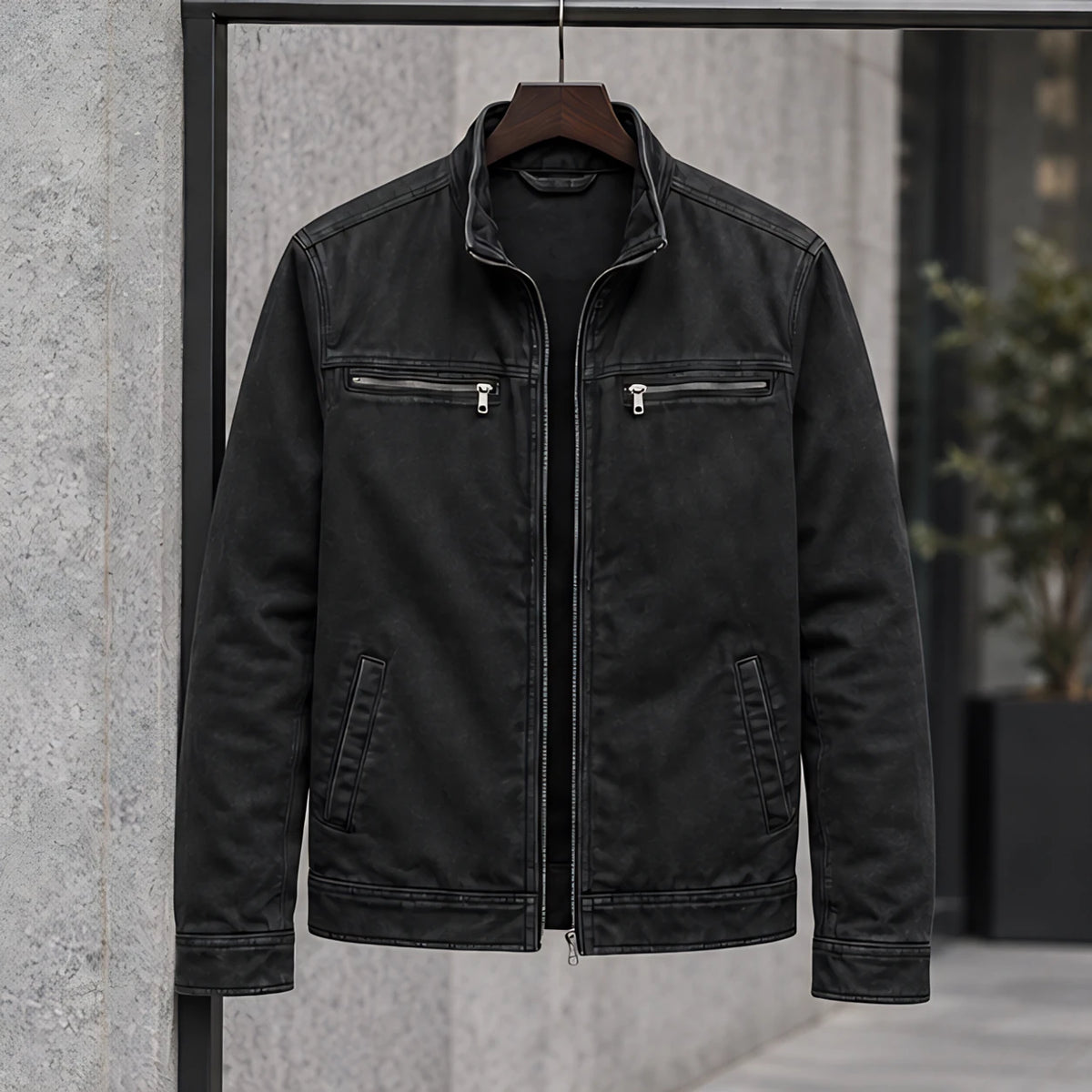 Millbrook Men's Washed Field Jacket - Classic Black - Men's Clothing > Outerwear > Field Jackets - Michael Verde - Image 3
