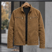 Millbrook Men's Washed Field Jacket - Yellow Brown - Men's Clothing > Outerwear > Field Jackets - Michael Verde - Image 3