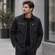 Millbrook Men's Washed Field Jacket - Classic Black - Men's Clothing > Outerwear > Field Jackets - Michael Verde - Image 1