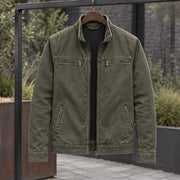 Millbrook Men's Washed Field Jacket - Army Green - Men's Clothing > Outerwear > Field Jackets - Michael Verde - Image 3