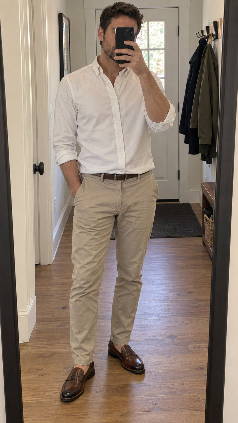 Customer photo of Alden Italian Leather Penny Loafer (Brown)