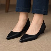 Ophelia Women's Leather Flats - Black - Shoes - Michael Verde - Image 3