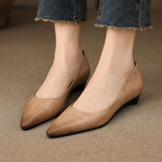 Ophelia Women's Leather Flats - Apricot - Shoes - Michael Verde - Image 3