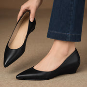 Ophelia Women's Leather Flats - Black - Women's Shoes - Michael Verde - Image 2