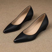 Ophelia Women's Leather Flats - Black - female - Michael Verde - Image 4