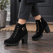 Orelia Women's Block Heel Ankle Boots - Black - Women's Footwear > Boots > Ankle Boots - Michael Verde - Image 1