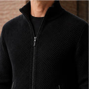 Pascal Textured Knit Sweater - Black - Catalog Group: Clothing - Michael Verde - Image 2