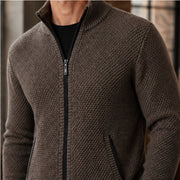 Pascal Textured Knit Sweater - Brown - Catalog Group: Clothing - Michael Verde - Image 2