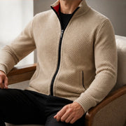 Pascal Textured Knit Sweater - Beige - Catalog Group: Clothing - Michael Verde - Image 2