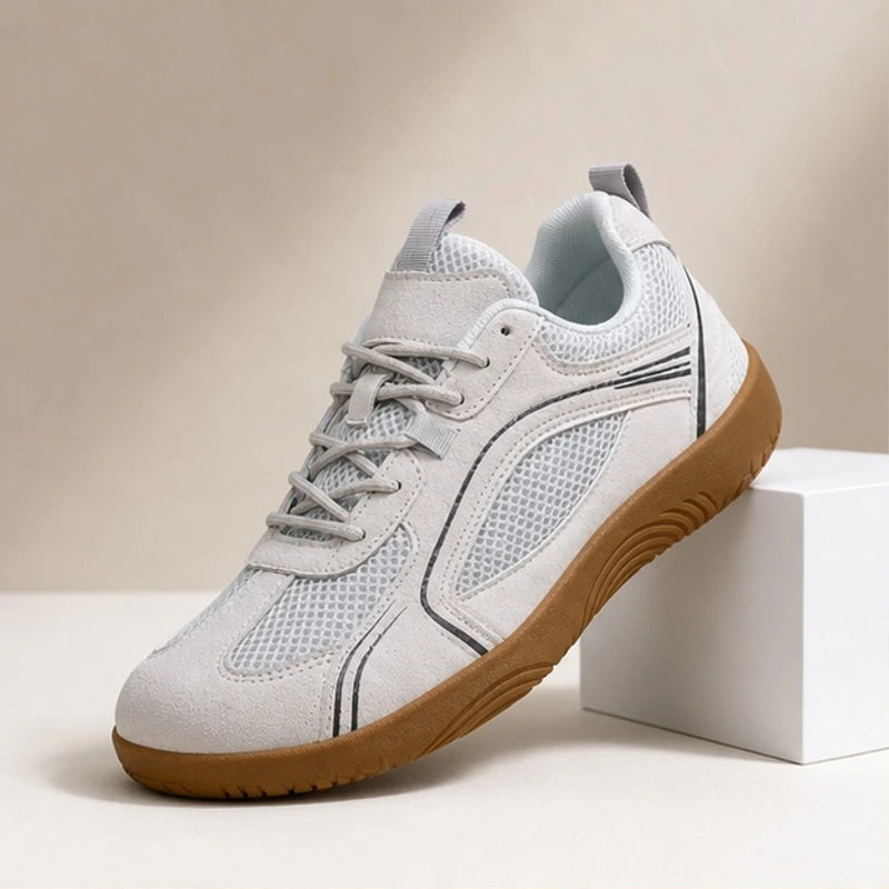 Prescott Wide-Toe Sneaker - Stone - Footwear > Trainers > Wide-Toe Trainers - Michael Verde - Image 1