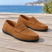 Rafferty Men's Leather Penny Loafers - Brown - Department: Men - Michael Verde - Image 3