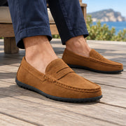 Rafferty Men's Leather Penny Loafers - Brown - Catalog Group: Footwear - Michael Verde - Image 2