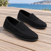 Rafferty Men's Leather Penny Loafers - Black - Department: Men - Michael Verde - Image 3