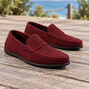 Rafferty Men's Leather Penny Loafers - Red - Department: Men - Michael Verde - Image 3