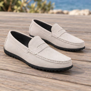Rafferty Men's Leather Penny Loafers - White - Department: Men - Michael Verde - Image 3