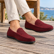Rafferty Men's Leather Penny Loafers - Red - Catalog Group: Footwear - Michael Verde - Image 2