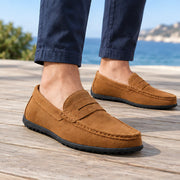 Rafferty Men's Leather Penny Loafers - Brown - Men's Footwear > Loafers > Penny Loafers - Michael Verde - Image 1
