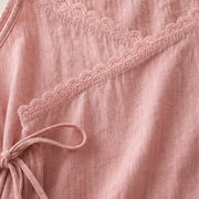 Riva Linen Camisole Tank Top - Pink - camisole - Michael Verde - Image 3