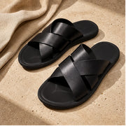 Riviera Leather Sandals - Black - Sandals - Michael Verde - Image 1