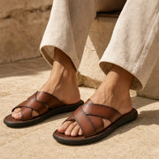 Riviera Leather Sandals - Brown - leather sandals - Michael Verde - Image 3