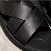 Riviera Leather Sandals - Black - sandals - Michael Verde - Image 2