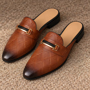 Rivoli Men's Leather Horsebit Mule - Sienna Brown - male - Michael Verde - Image 3