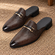 Rivoli Men's Leather Horsebit Mule - Espresso Brown - male - Michael Verde - Image 3