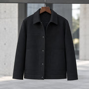 Rourke Men's Brushed Wool Jacket - Black - male - Michael Verde - Image 3