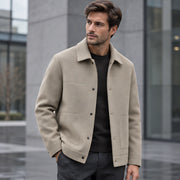 Rourke Men's Brushed Wool Jacket - Imperial Camel - Men's Clothing > Outerwear > Wool Jackets - Michael Verde - Image 1