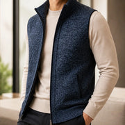 Ryland Full-Zip Vest - Blue - Men's Clothing > Full-Zip Vests - Michael Verde - Image 1