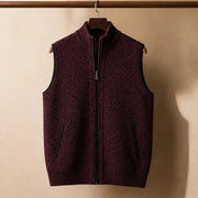 Ryland Full-Zip Vest - Burgundy - Catalog Group: Clothing - Michael Verde - Image 2
