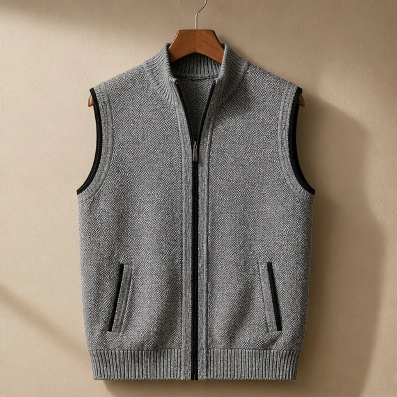 Ryland Full-Zip Vest - Gray - Catalog Group: Clothing - Michael Verde - Image 2
