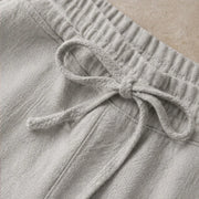 Sorevan Coastal Linen Pants - Light Grey - coastal style - Michael Verde - Image 4