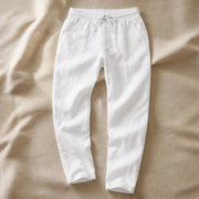 Sorevan Coastal Linen Pants - White - coastal style - Michael Verde - Image 4