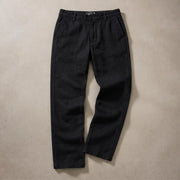 Tavaro Lightweight Summer Linen Pants - Black - linen pants - Michael Verde - Image 3
