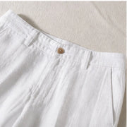 Tavaro Lightweight Summer Linen Pants - White - summer pants - Michael Verde - Image 4