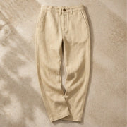 Tavaro Lightweight Summer Linen Pants - Beige - linen pants - Michael Verde - Image 3