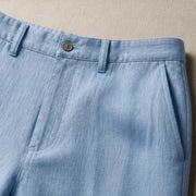 Tavaro Lightweight Summer Linen Pants - Blue - men's pants - Michael Verde - Image 2