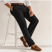 Tavaro Lightweight Summer Linen Pants - Black - men's pants - Michael Verde - Image 2