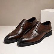 Templeton Men's Leather Derby Dress Shoes - Brown - mens shoes - Michael Verde - Image 2