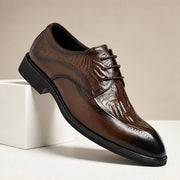 Templeton Men's Leather Derby Dress Shoes - Brown - Men's Footwear > Derby Dress Shoes - Michael Verde - Image 1