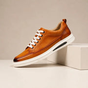 Vaughn Leather Smart-Casual Shoe - Orange - smart casual shoes - Michael Verde - Image 4
