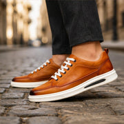 Vaughn Leather Smart-Casual Shoe - Orange - Shoes - Michael Verde - Image 1
