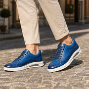 Vaughn Leather Smart-Casual Shoe - Blue - shoes - Michael Verde - Image 2