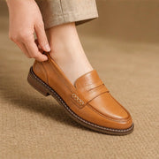 Waverly Orthopedic Leather Loafers - Light Brown - orthopedic shoes - Michael Verde - Image 4